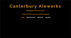 Desktop Screenshot of canterburyaleworks.com
